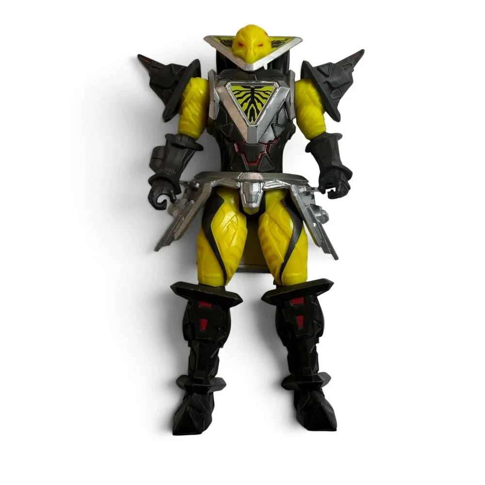 Power Rangers Beast Morphers Evox Action Figure 2018 Hasbro Yellow Black Armor